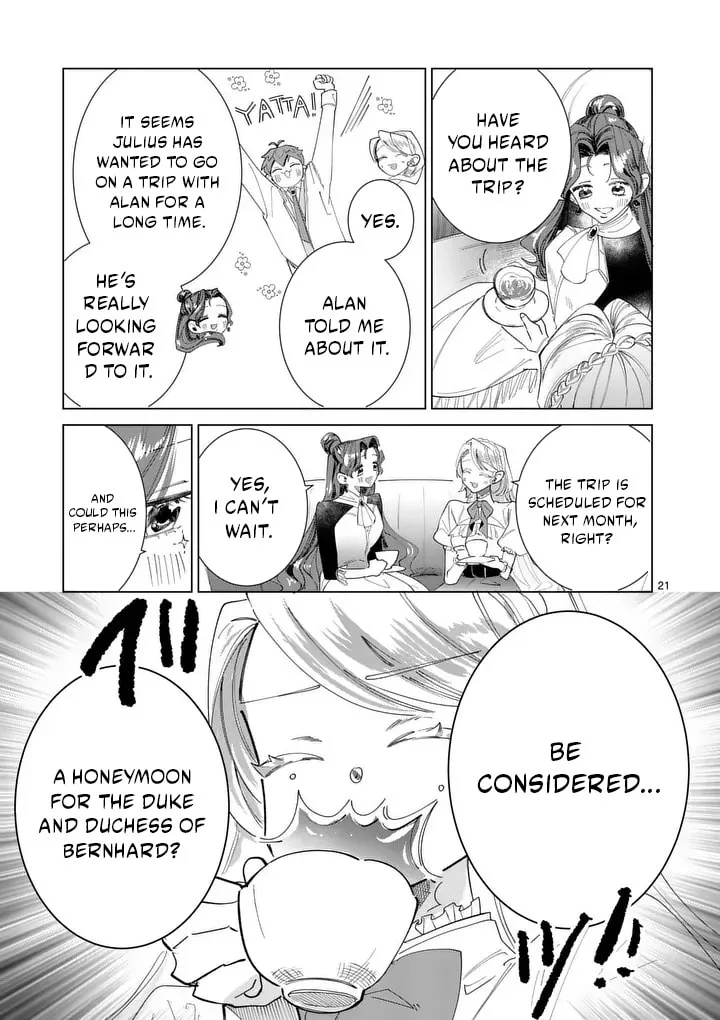 Gijou ga Akuyaku Reijou to shite Hametsu Suru Koto o Shitta node, Mechakucha Aishimasu: Keiyaku Kekkon de Watashi ni Kanshin ga Nakatta Hazu no Koushaku-sama ni, Kizuitara Dekiai Saretemashita @comic Chapter 37.5 page 9