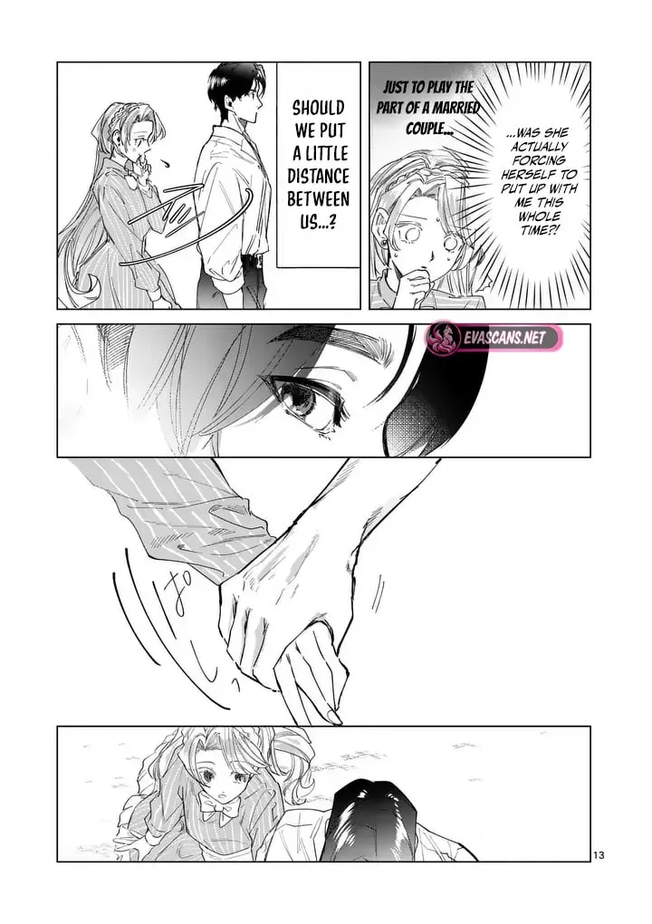 Gijou ga Akuyaku Reijou to shite Hametsu Suru Koto o Shitta node, Mechakucha Aishimasu: Keiyaku Kekkon de Watashi ni Kanshin ga Nakatta Hazu no Koushaku-sama ni, Kizuitara Dekiai Saretemashita @comic Chapter 39.1 page 14