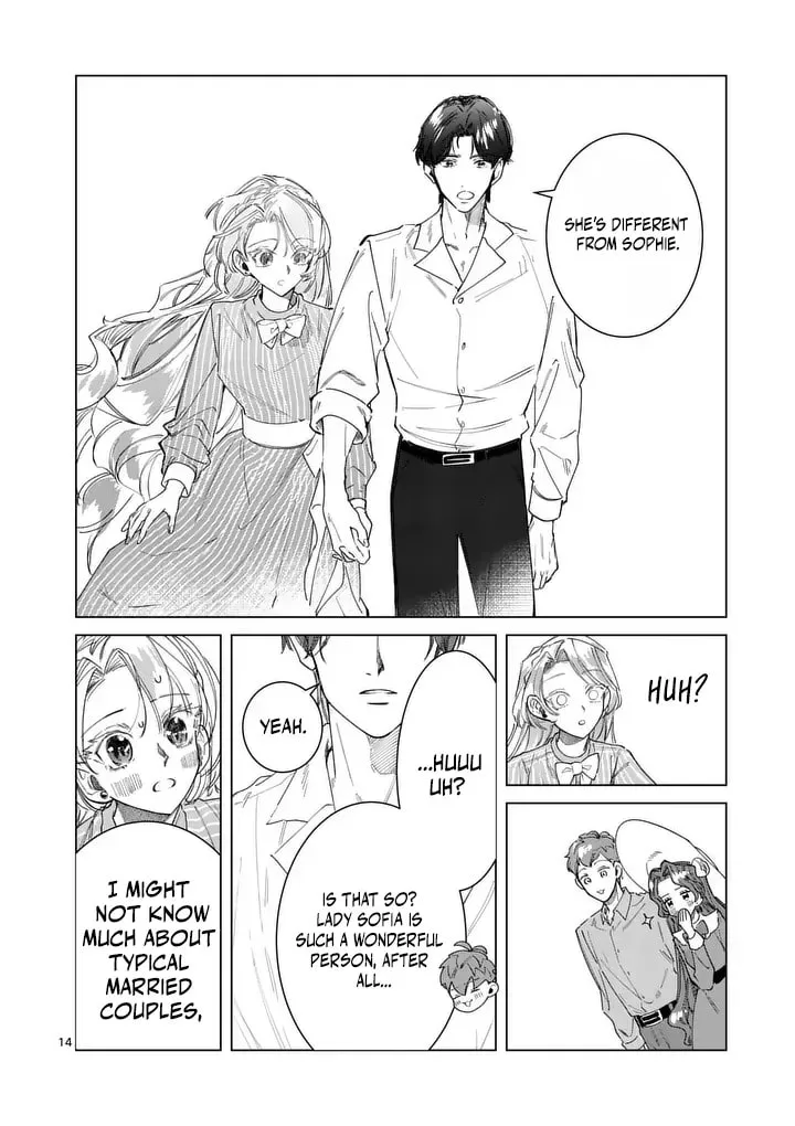 Gijou ga Akuyaku Reijou to shite Hametsu Suru Koto o Shitta node, Mechakucha Aishimasu: Keiyaku Kekkon de Watashi ni Kanshin ga Nakatta Hazu no Koushaku-sama ni, Kizuitara Dekiai Saretemashita @comic Chapter 39.1 page 15