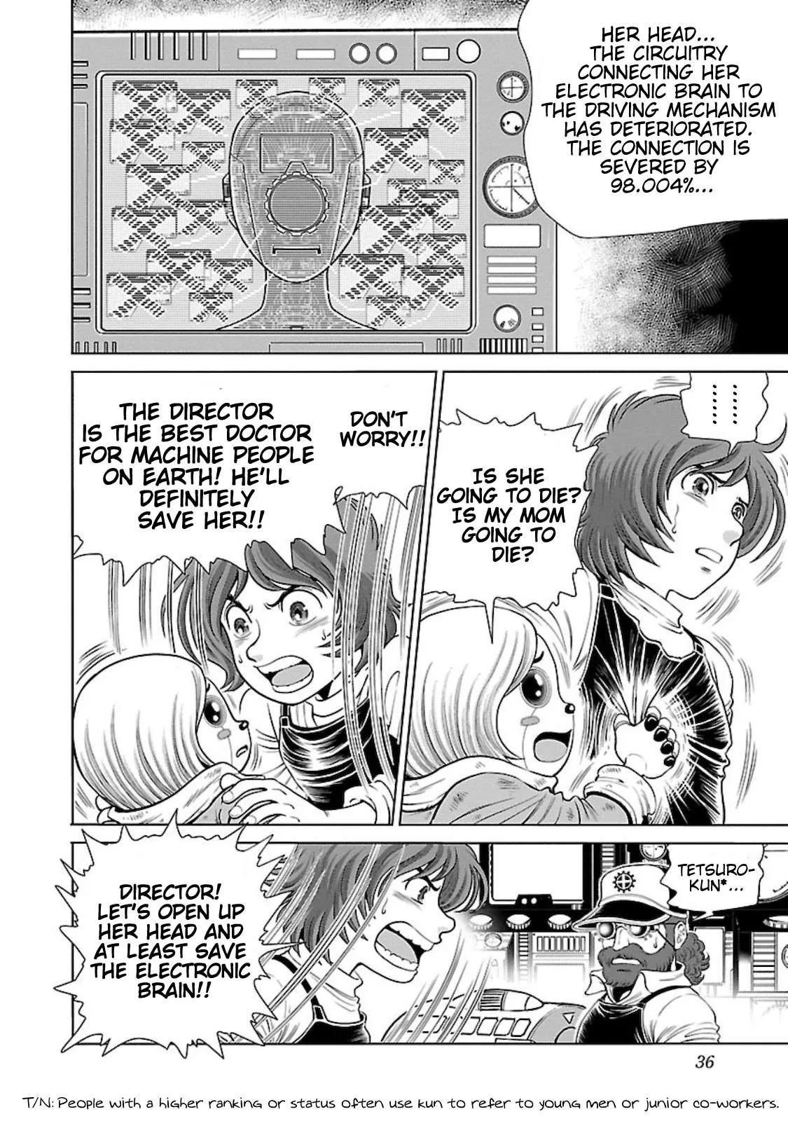 Ginga Tetsudo 999 - Another Story: Arutimeto Jani Chapter 1 page 35