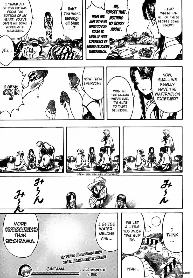 Gintama Chapter 411 page 19