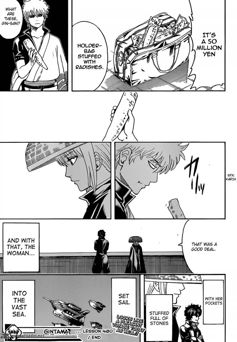 Gintama Chapter 480 page 17