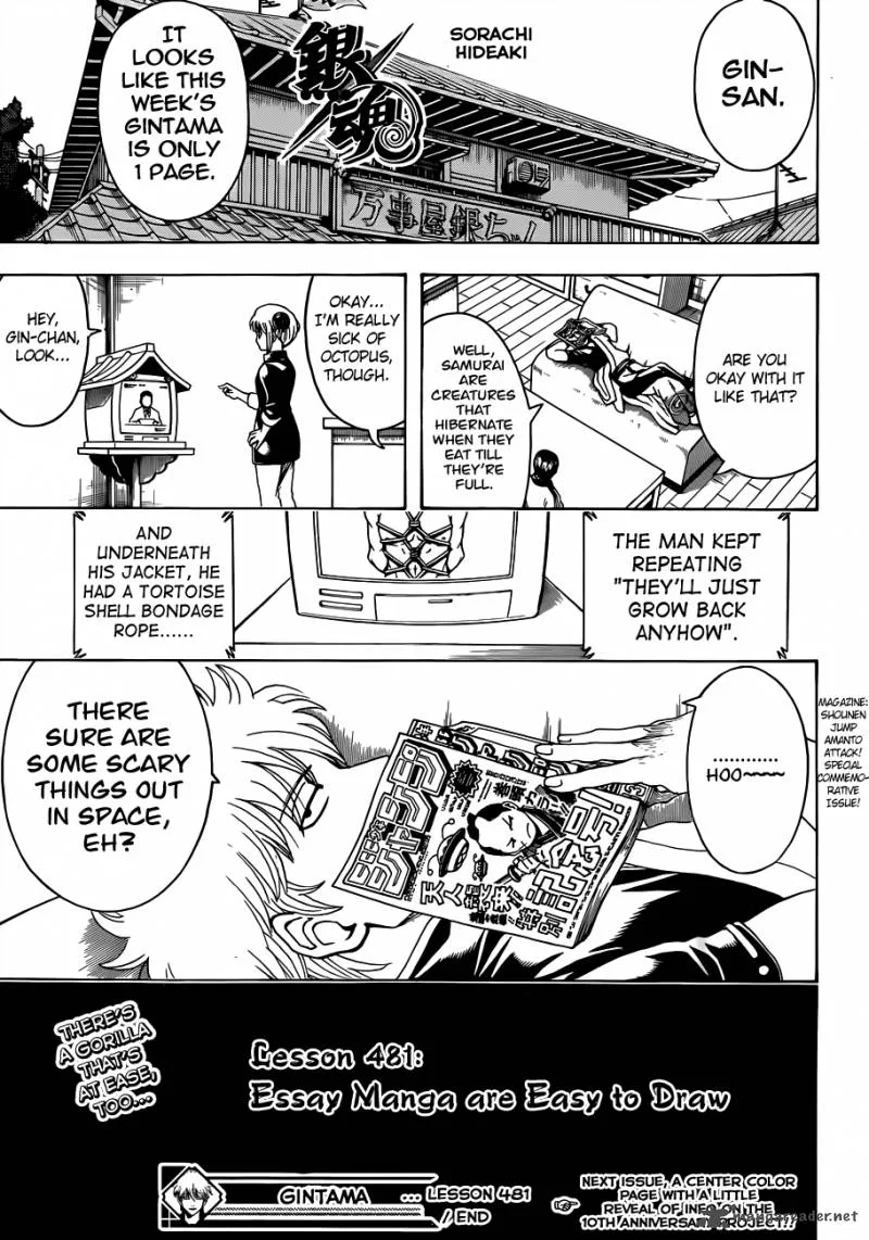 Gintama Chapter 481 page 17