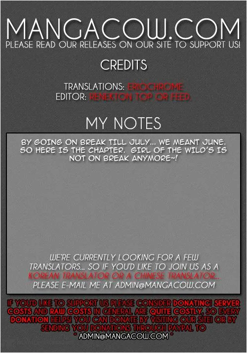Girls of the Wild's Chapter 90 page 1