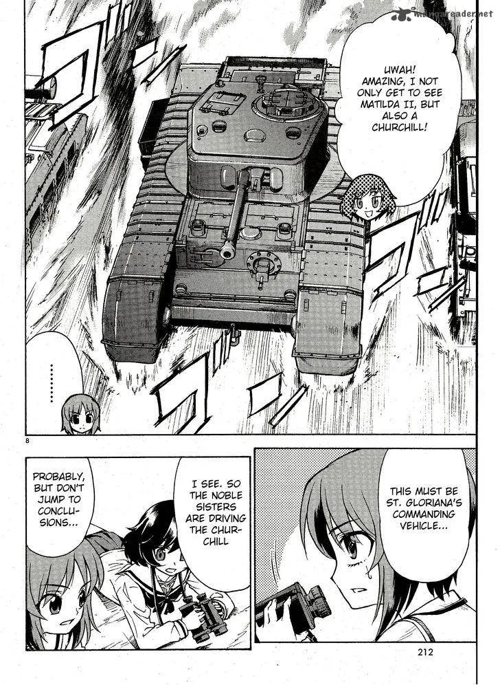 Girls & Panzer Chapter 4 page 8