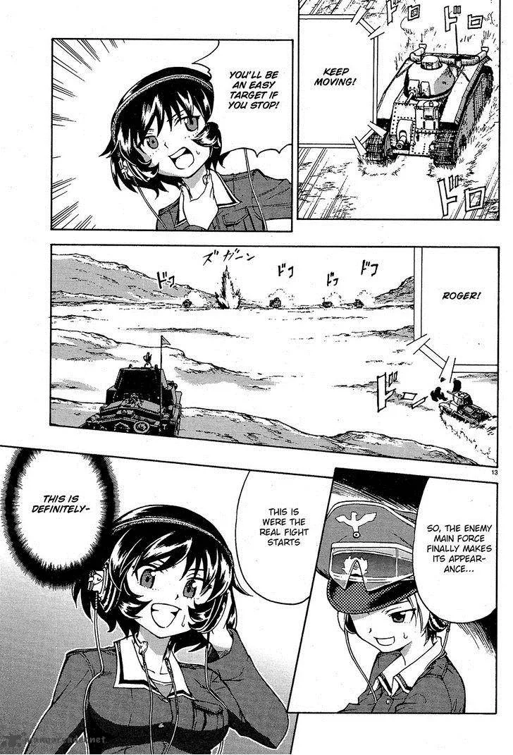 Girls & Panzer Chapter 8 page 13