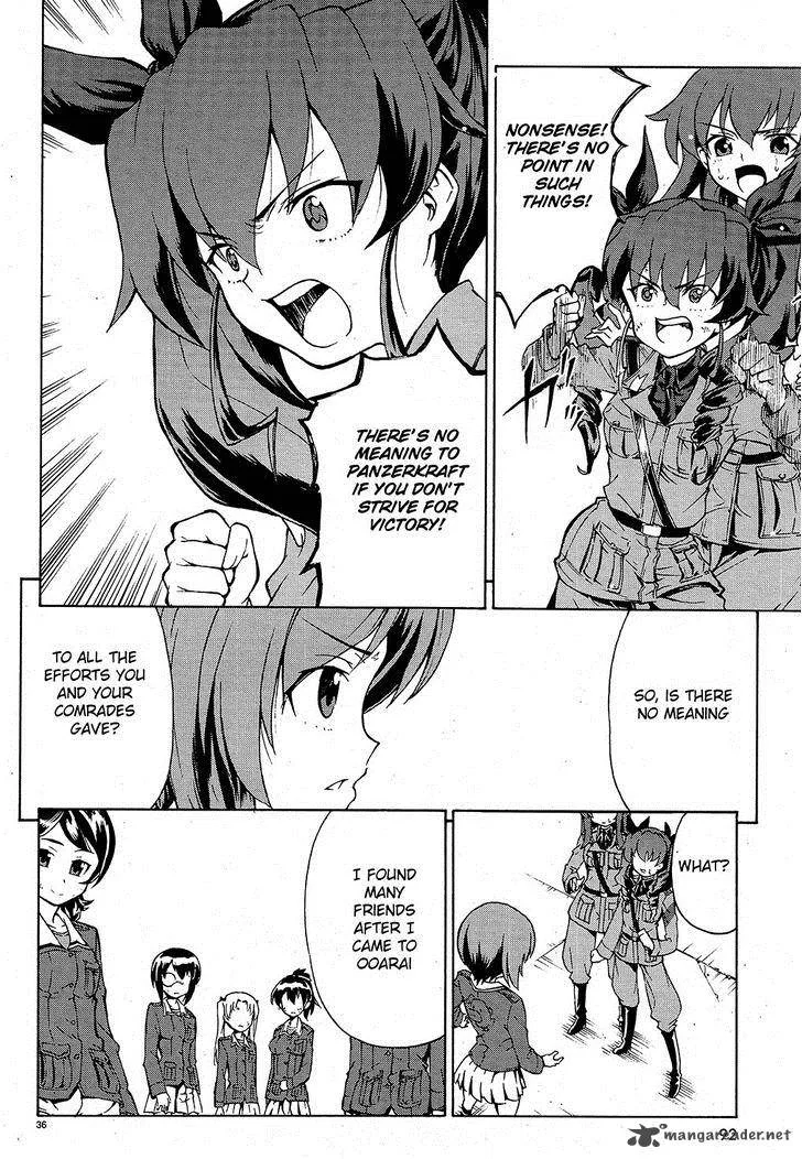 Girls & Panzer Chapter 9 page 36