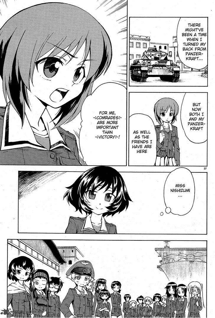 Girls & Panzer Chapter 9 page 37
