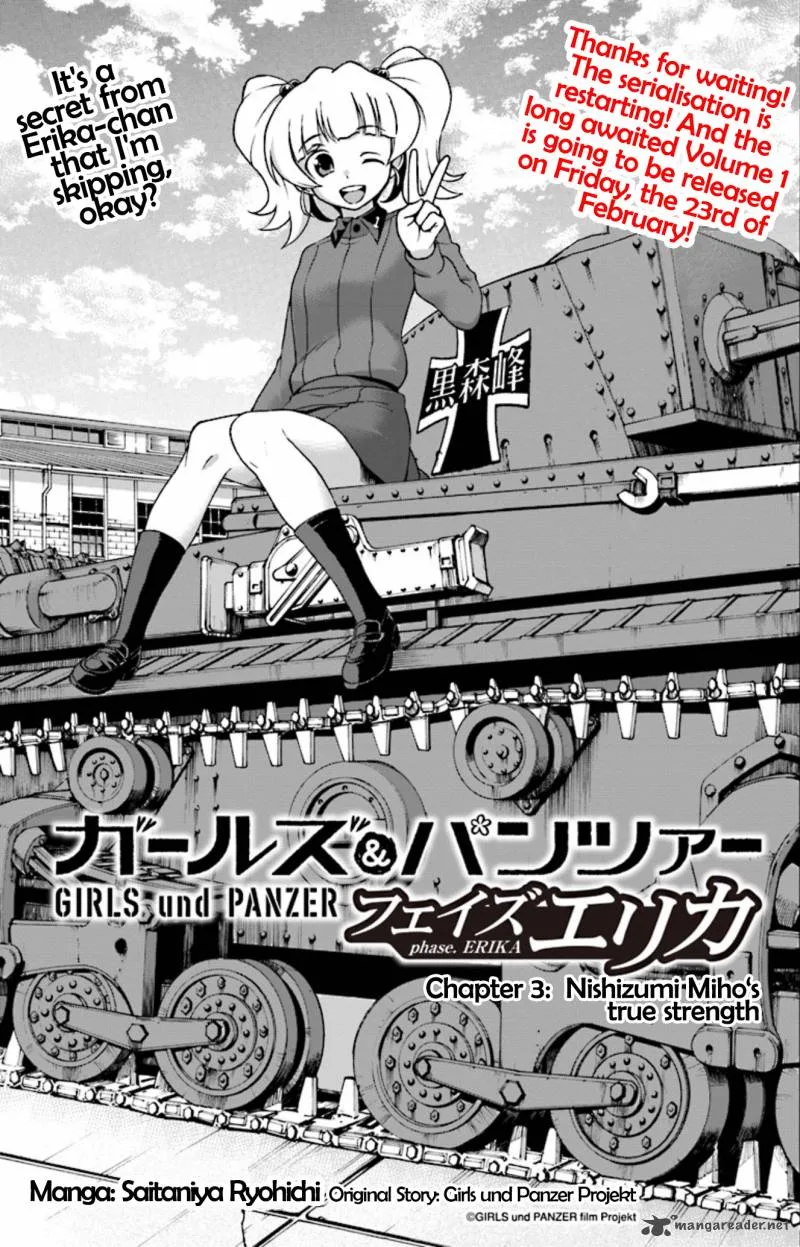 GIRLS und PANZER - phase.ERIKA Chapter 3 page 1