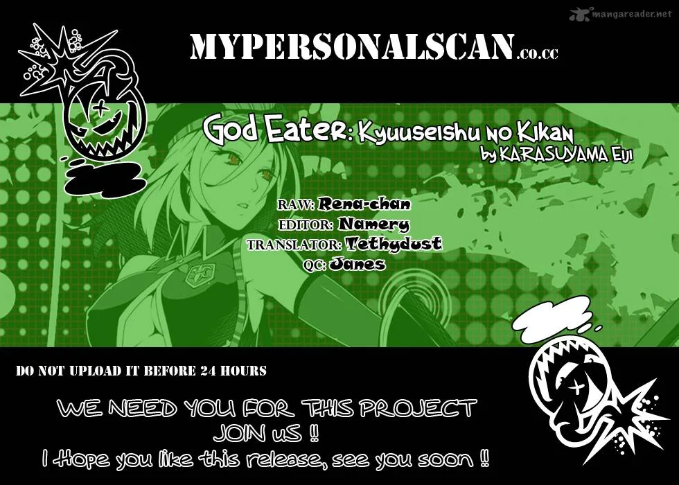 God Eater - Kyuuseishu no Kikan Chapter 4 page 1