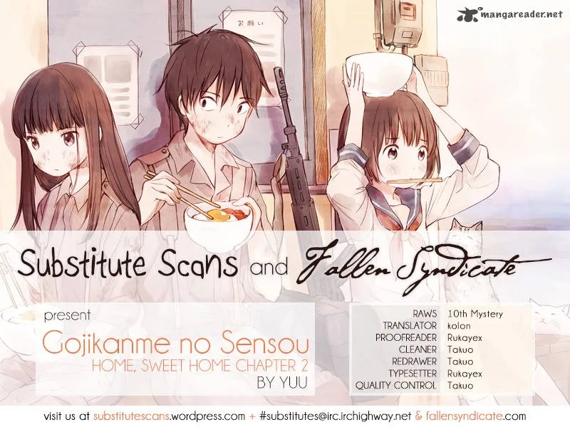 Gojikanme no Sensou - Home, Sweet Home! Chapter 2 page 1
