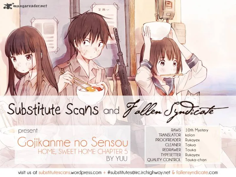 Gojikanme no Sensou - Home, Sweet Home! Chapter 5 page 1