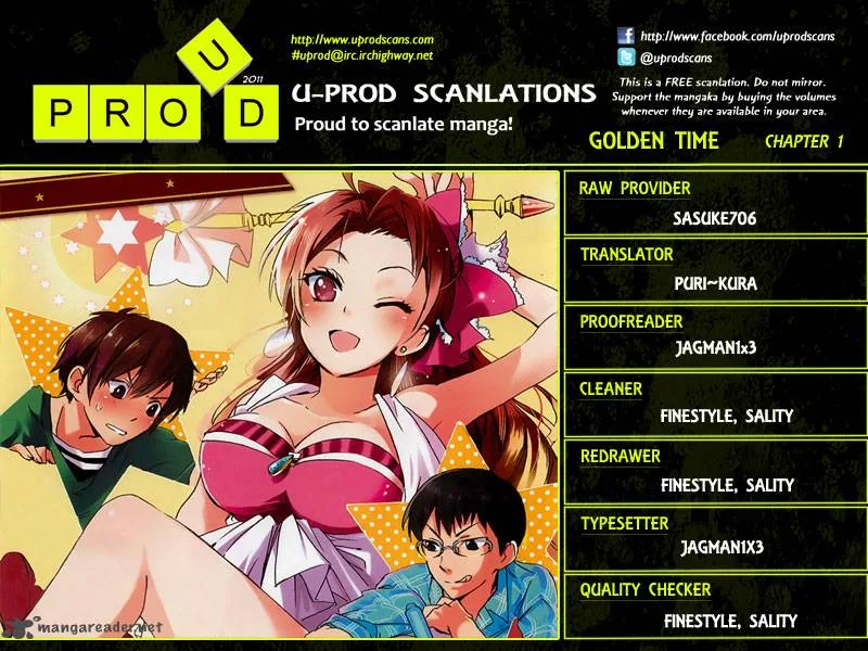 Golden Time (Umechazuke) Chapter 1 page 1