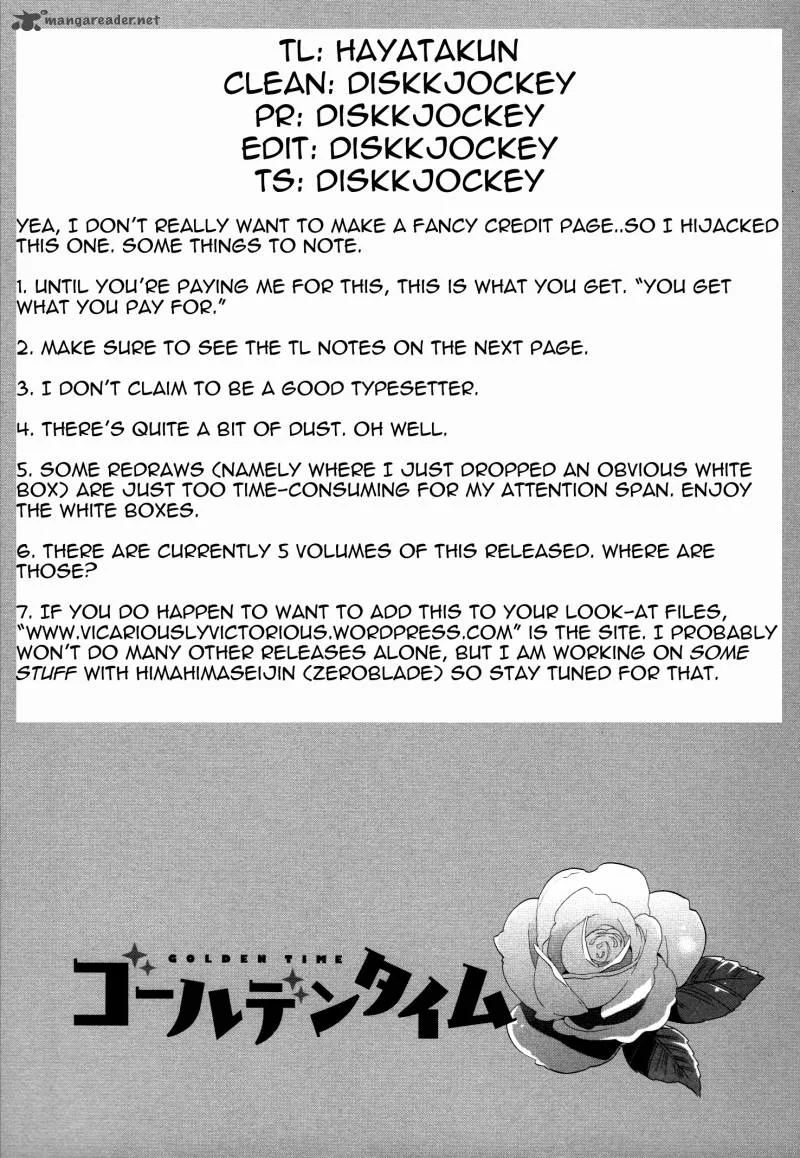 Golden Time (Umechazuke) Chapter 11 page 37
