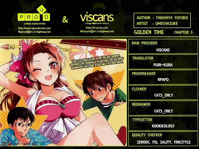 Golden Time (Umechazuke) Chapter 3 page 2