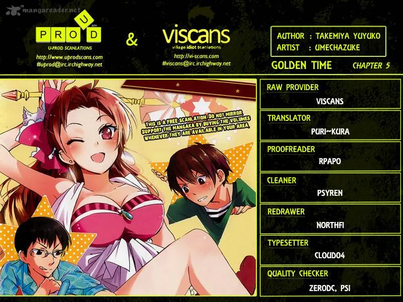 Golden Time (Umechazuke) Chapter 5 page 2