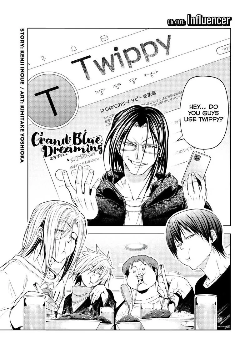 Grand Blue Chapter 101 page 1