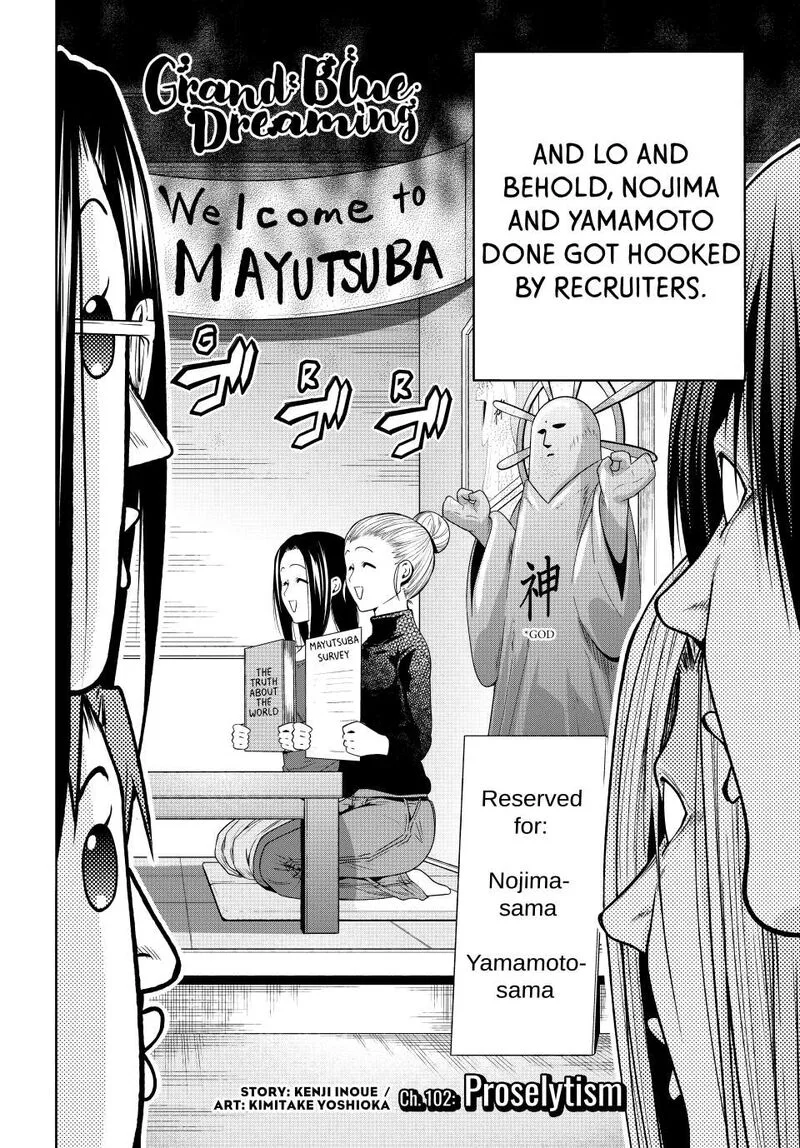 Grand Blue Chapter 102 page 2