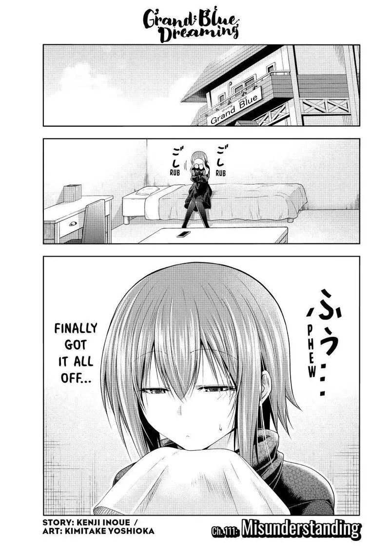 Grand Blue Chapter 111 page 1