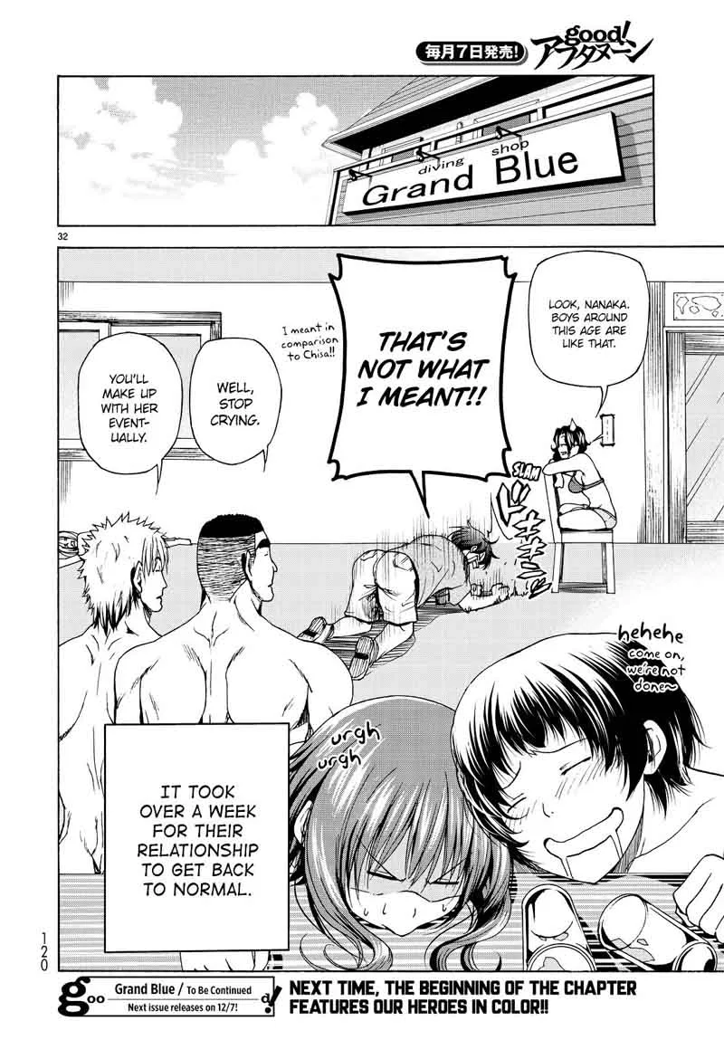 Grand Blue Chapter 29 page 32