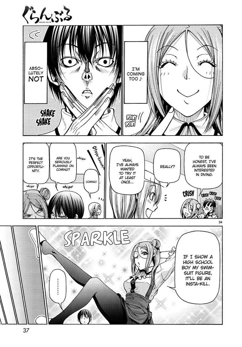 Grand Blue Chapter 34 page 36