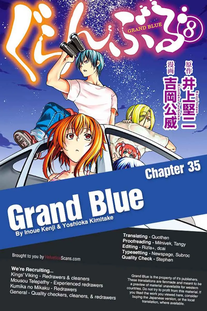 Grand Blue Chapter 35 page 1