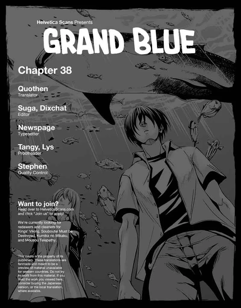 Grand Blue Chapter 38 page 1