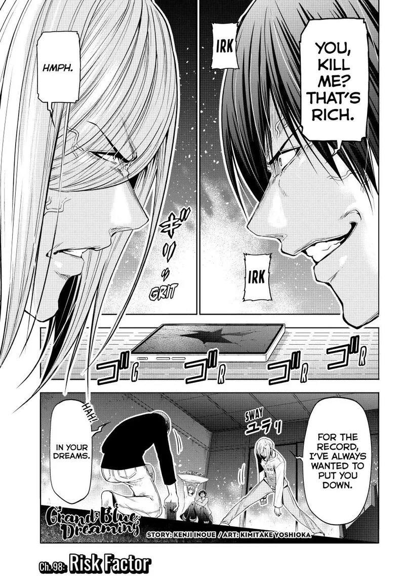 Grand Blue Chapter 98 page 1