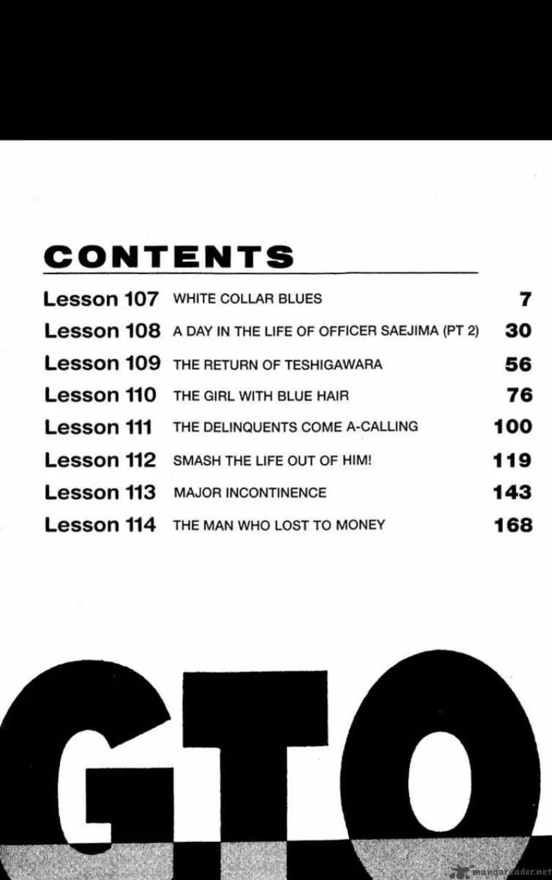 Great Teacher Onizuka Chapter 107 page 6