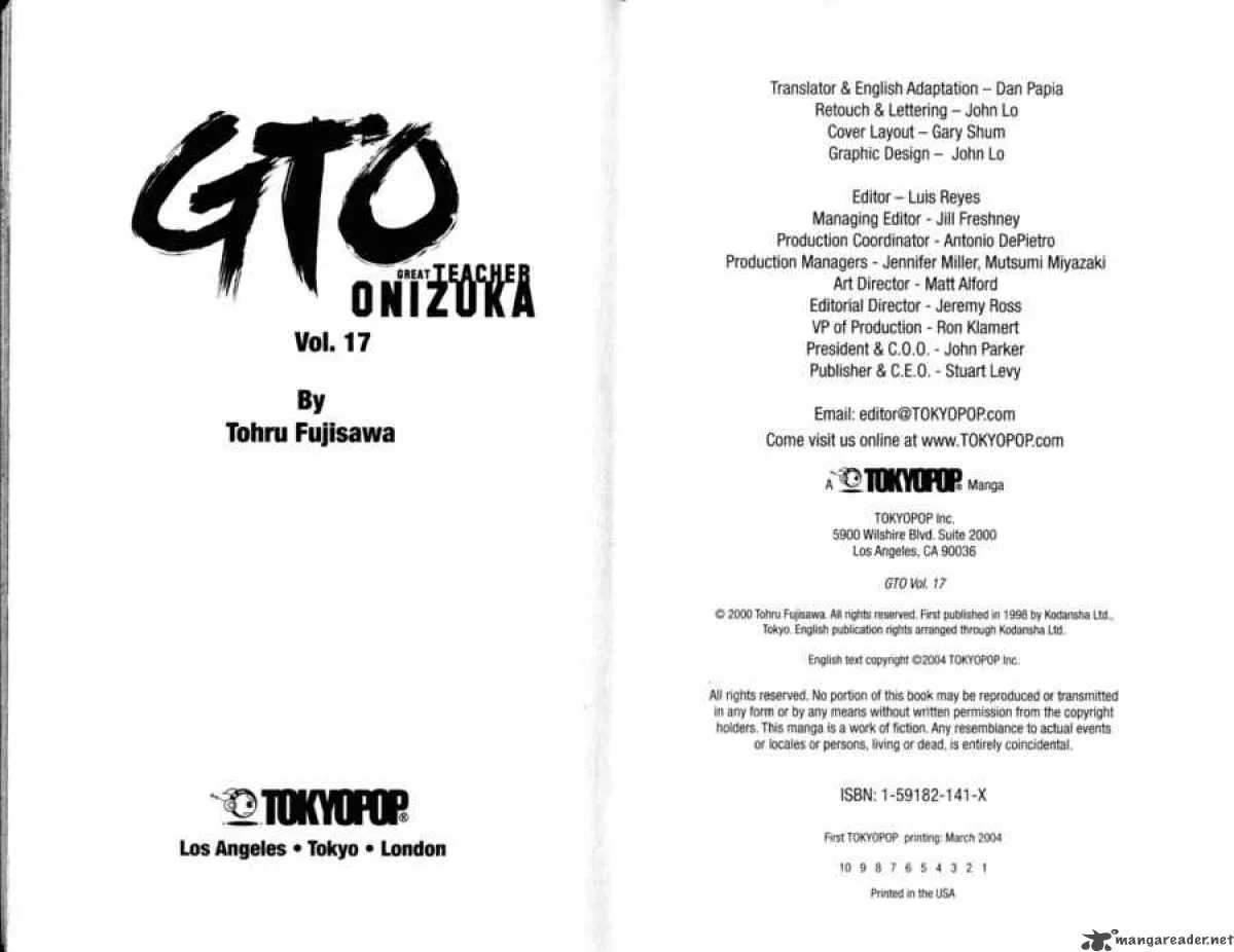Great Teacher Onizuka Chapter 133 page 2