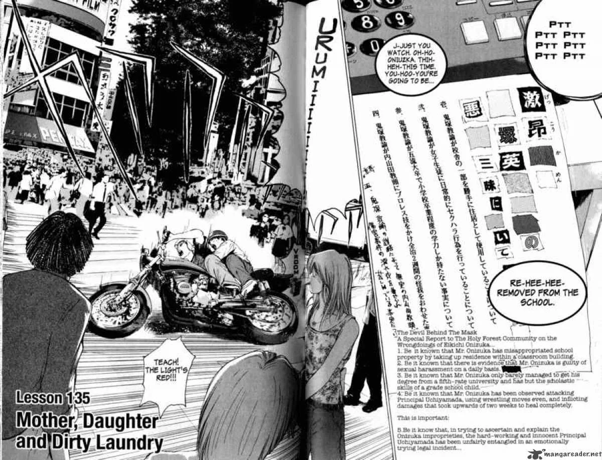 Great Teacher Onizuka Chapter 135 page 1