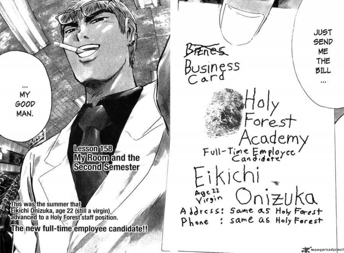 Great Teacher Onizuka Chapter 158 page 9