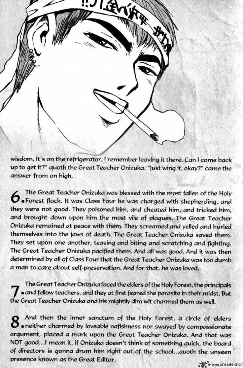 Great Teacher Onizuka Chapter 158 page 6