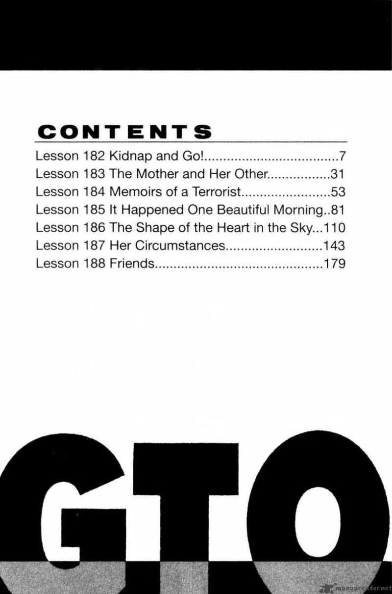 Great Teacher Onizuka Chapter 182 page 5