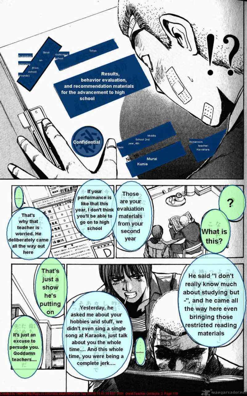 Great Teacher Onizuka Chapter 20 page 20
