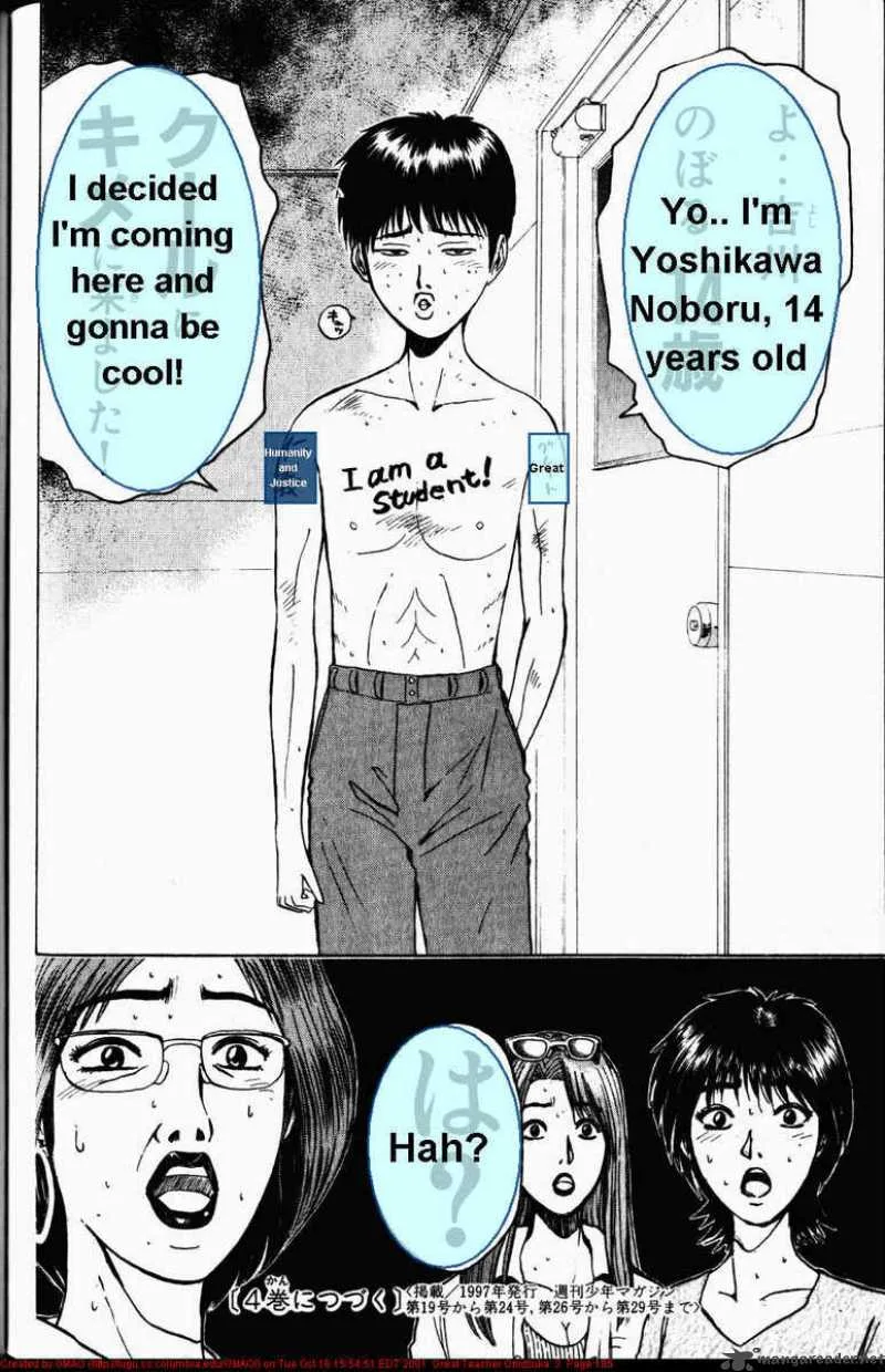 Great Teacher Onizuka Chapter 23 page 20