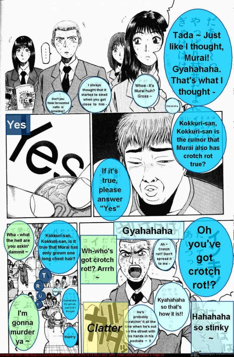 Great Teacher Onizuka Chapter 25 page 4