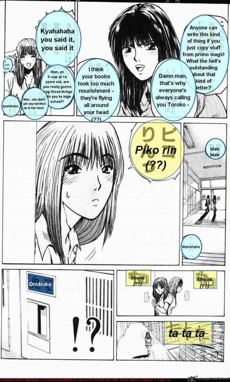 Great Teacher Onizuka Chapter 30 page 14