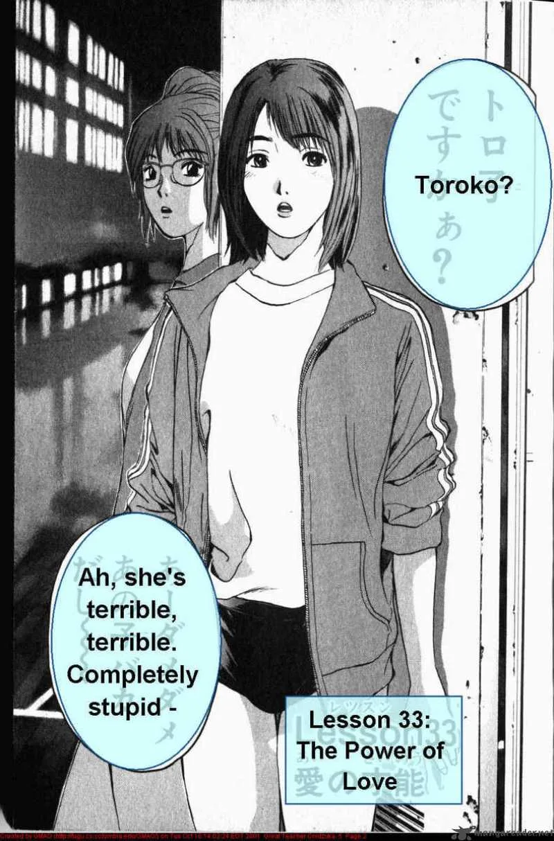 Great Teacher Onizuka Chapter 33 page 3