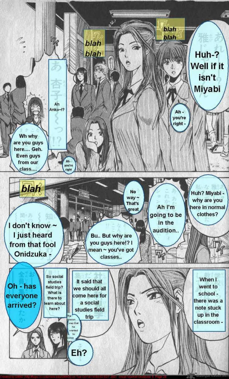 Great Teacher Onizuka Chapter 34 page 6