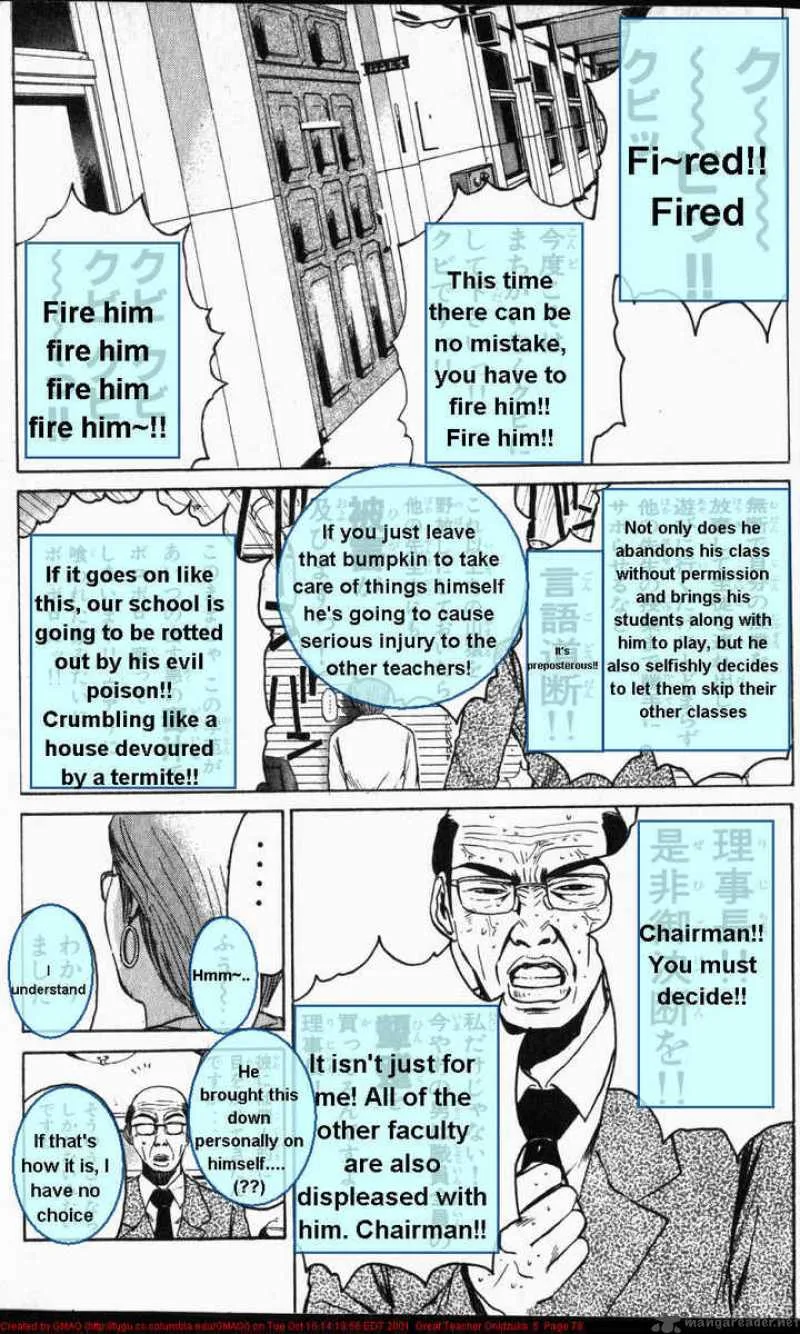 Great Teacher Onizuka Chapter 36 page 17