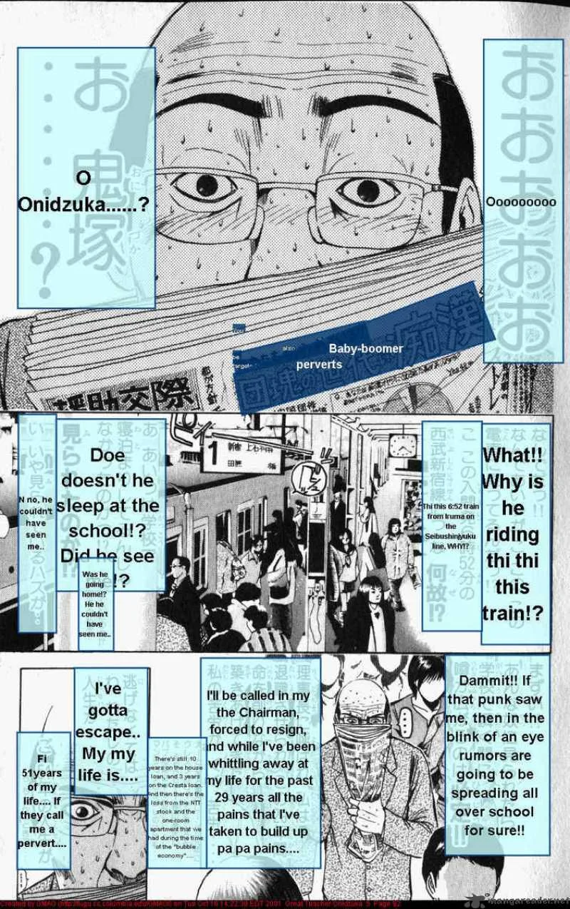 Great Teacher Onizuka Chapter 37 page 9