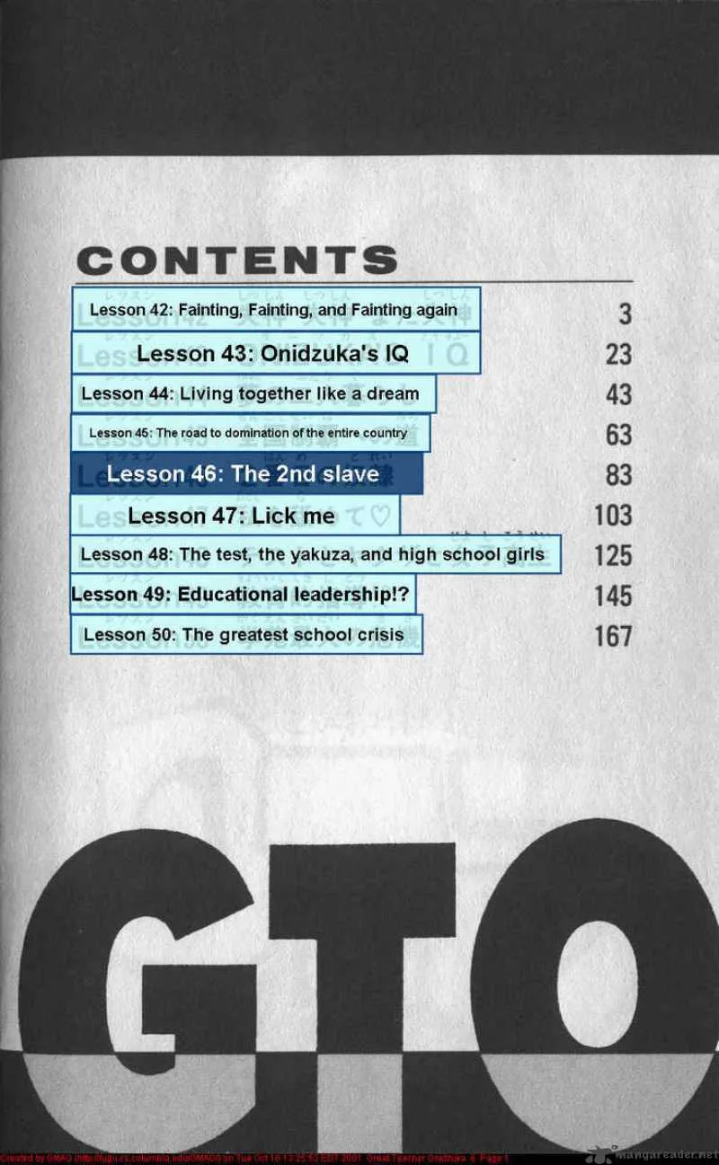 Great Teacher Onizuka Chapter 42 page 2