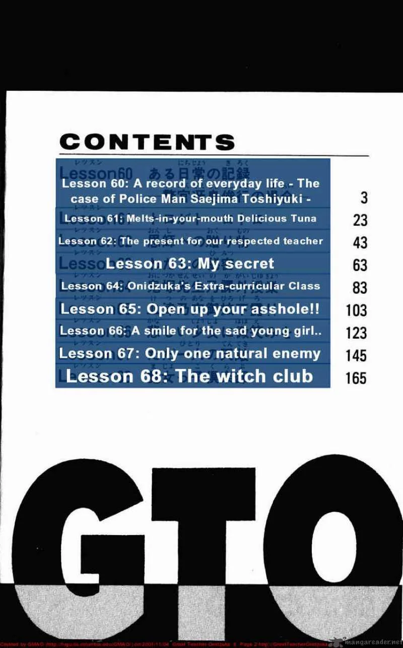 Great Teacher Onizuka Chapter 60 page 2