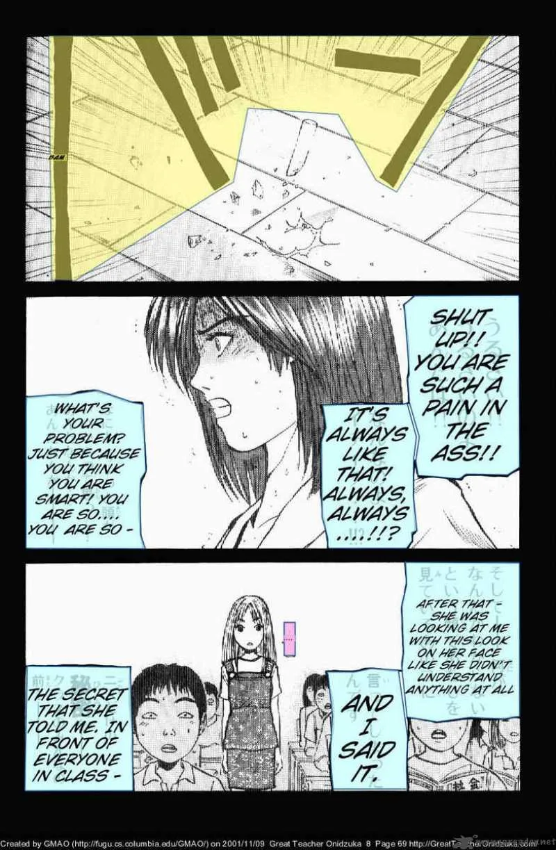 Great Teacher Onizuka Chapter 63 page 8