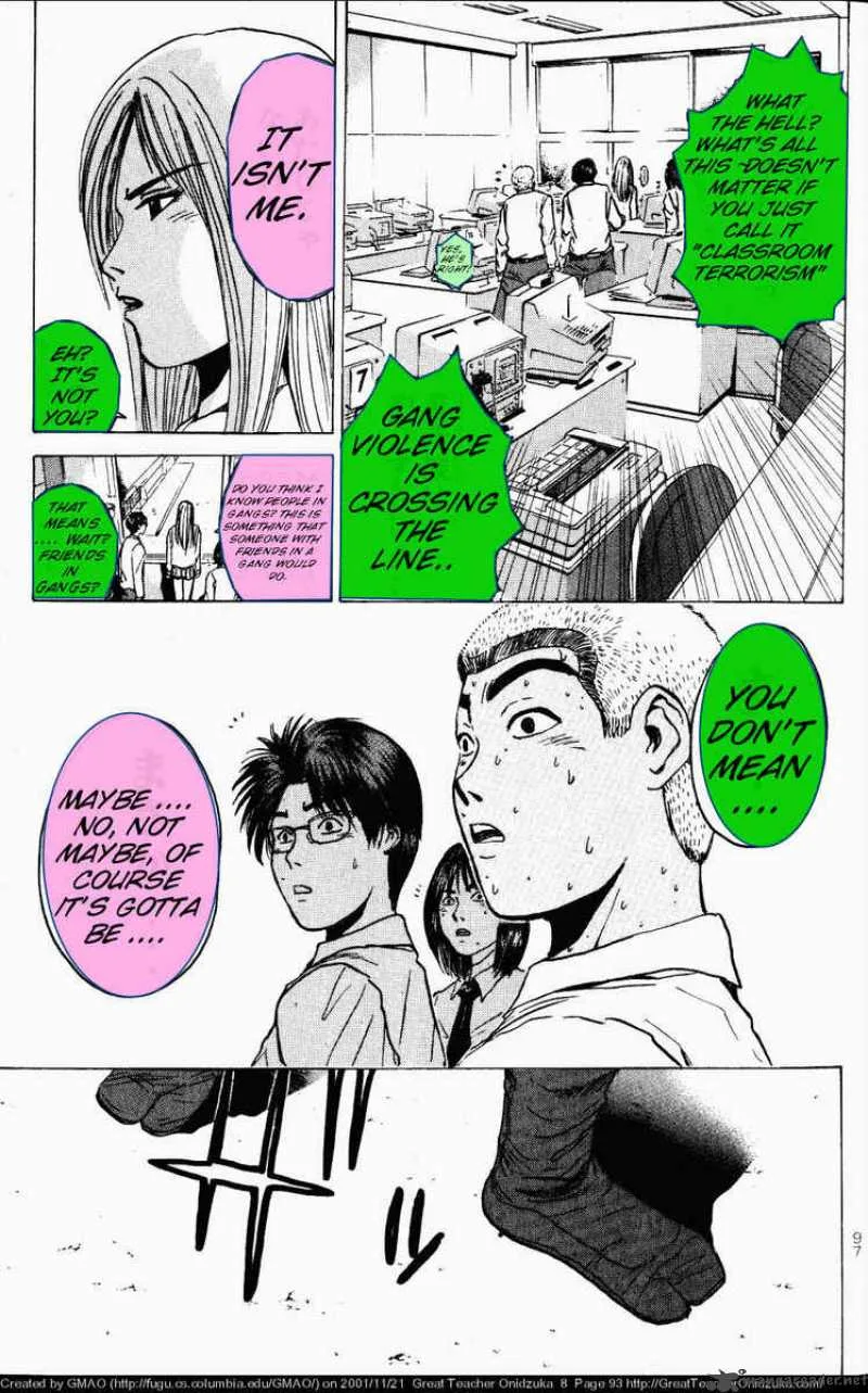 Great Teacher Onizuka Chapter 64 page 10