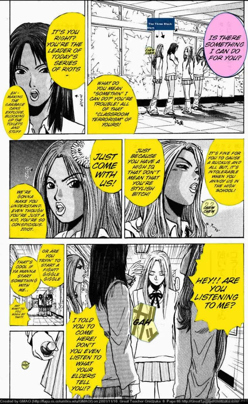 Great Teacher Onizuka Chapter 64 page 3