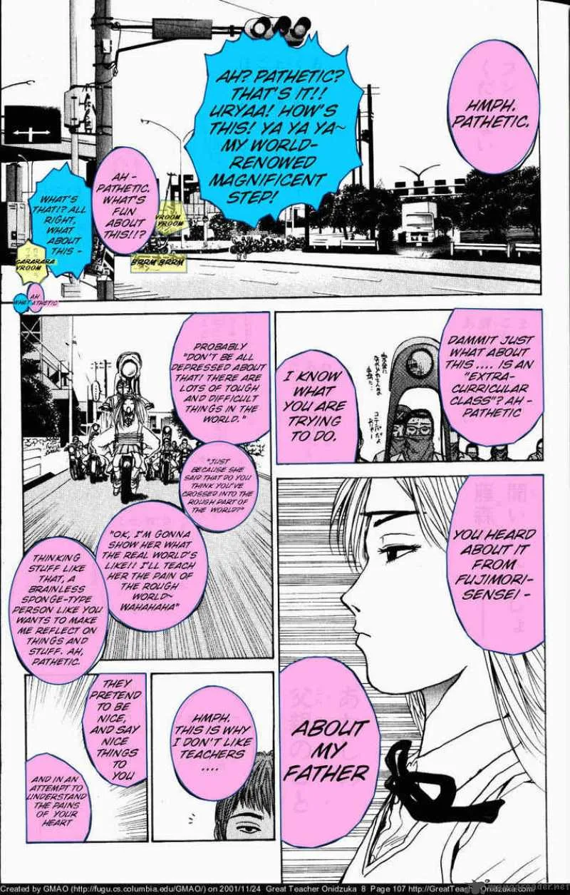 Great Teacher Onizuka Chapter 65 page 9