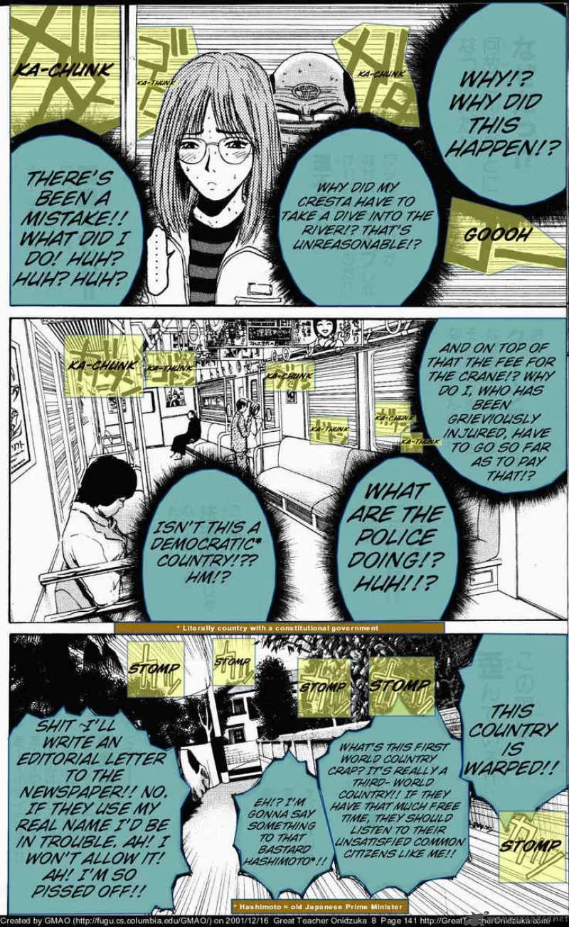 Great Teacher Onizuka Chapter 67 page 4