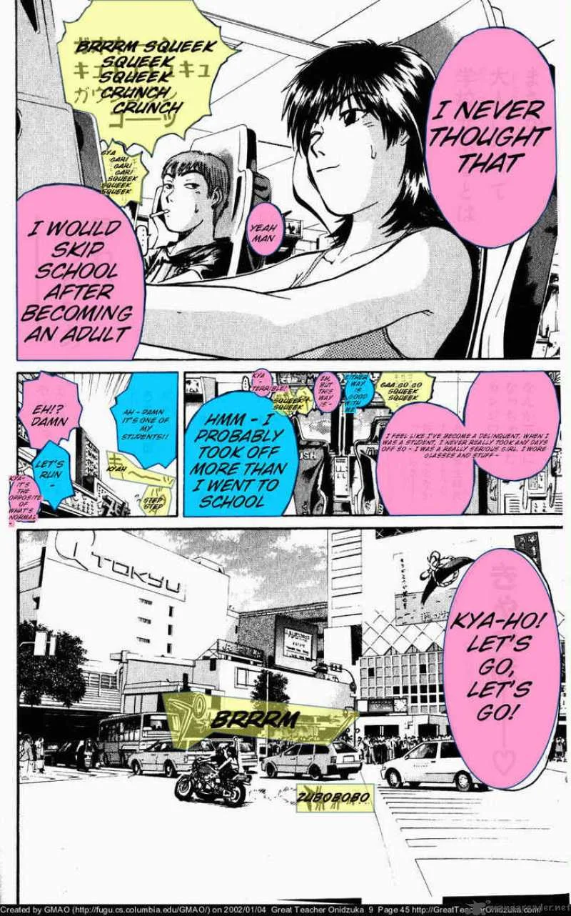 Great Teacher Onizuka Chapter 71 page 6